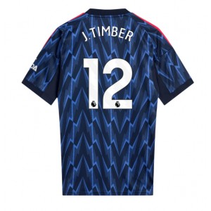 Fotbalové Dres Arsenal Jurrien Timber #12 Venkovní Oblečení 2025-26 Krátký Rukáv